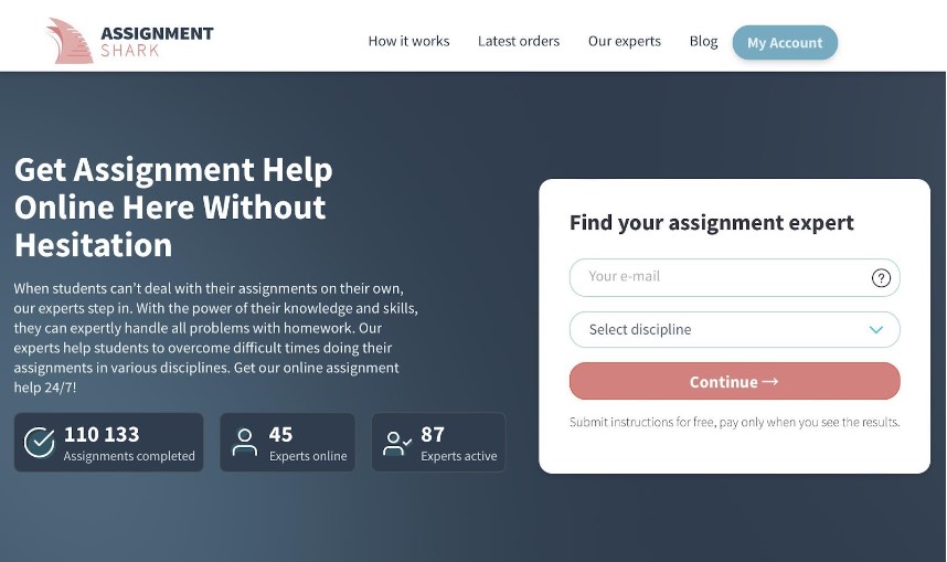 Best assignment service assignmentshark