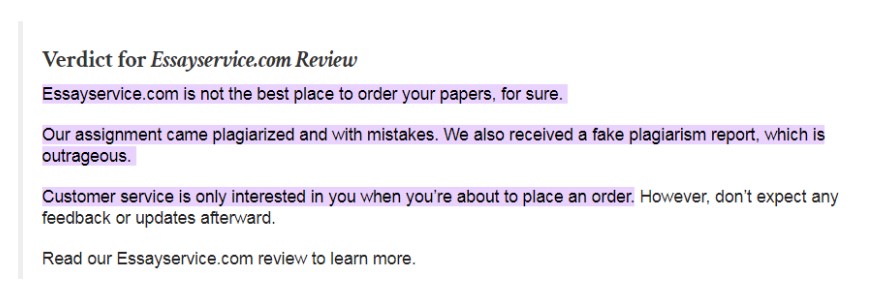 EssayService.com Reviews