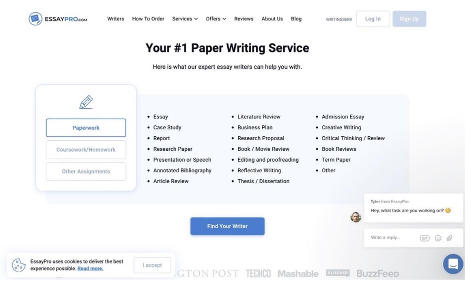 EssayPro writing service review